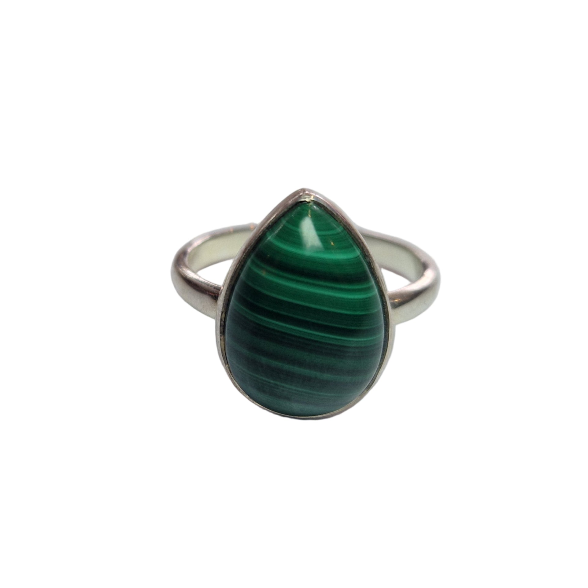 Malachite Silver Ring