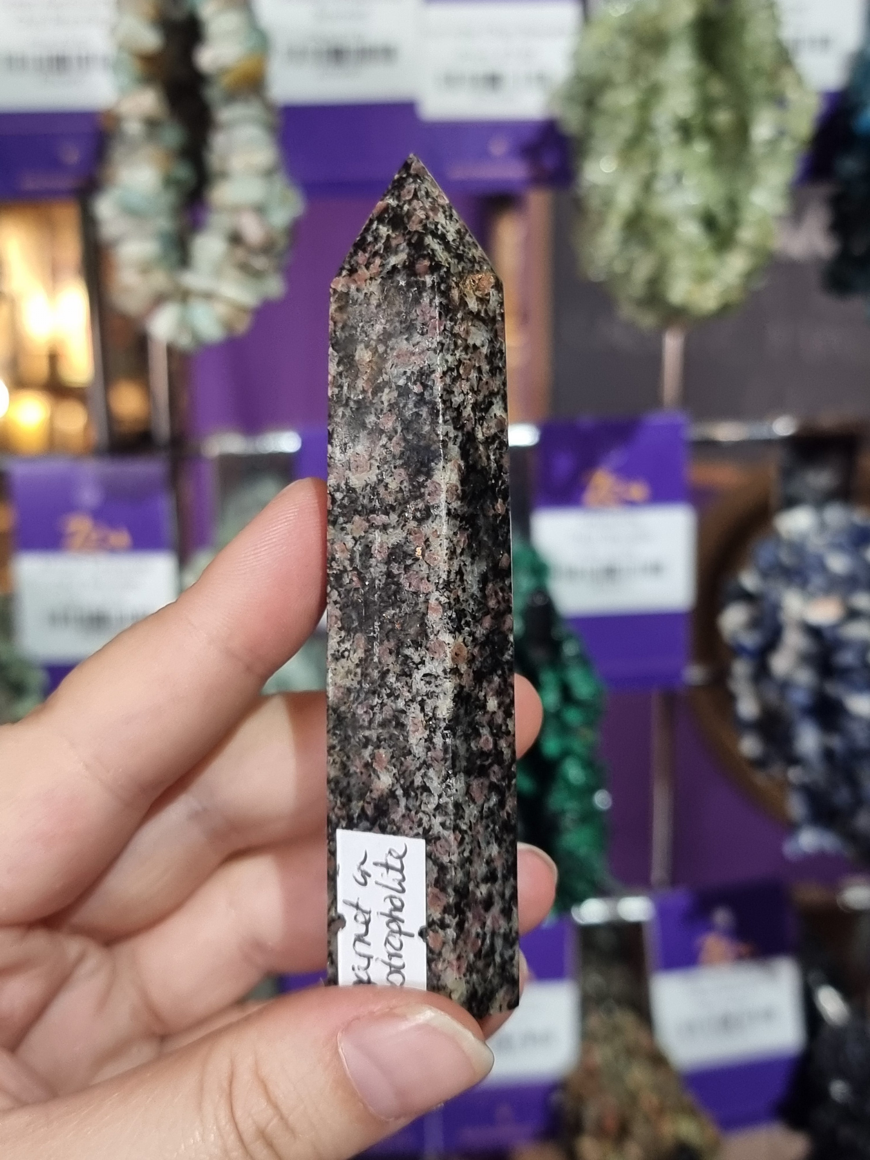 Garnet in Astropholite Tower