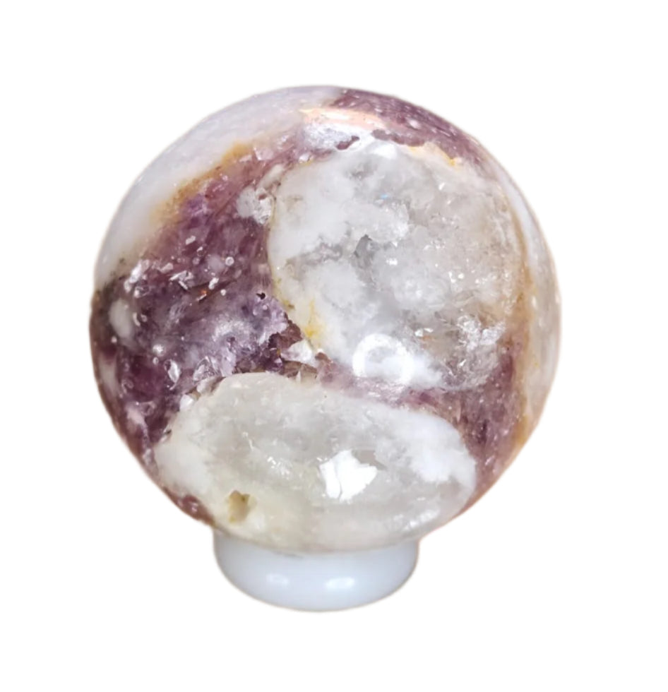 Druzy Lepidolite Sphere
