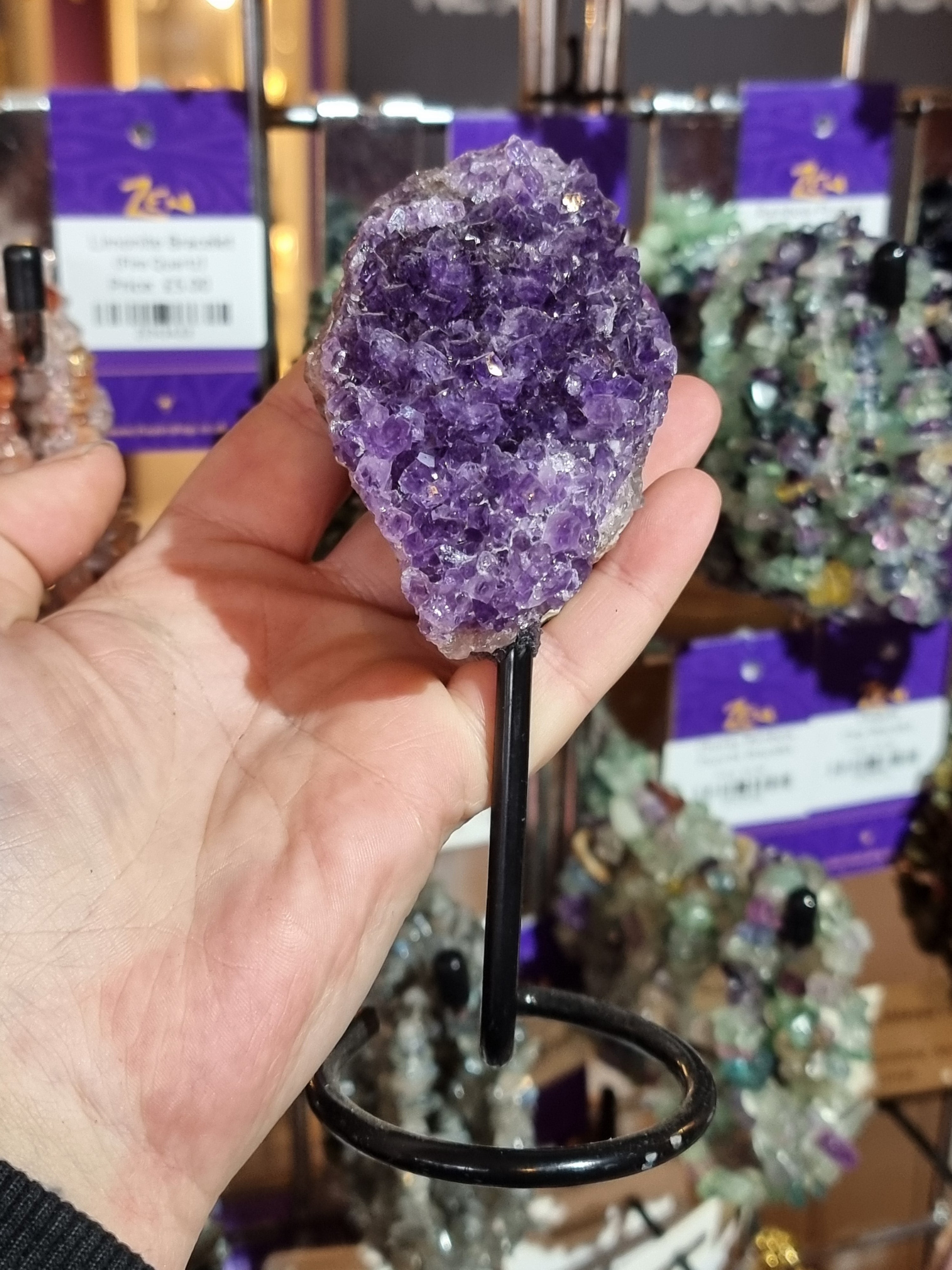 Amethyst with Stand