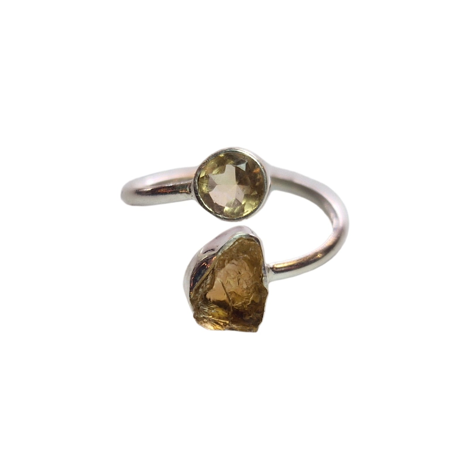 Citrine Silver Ring