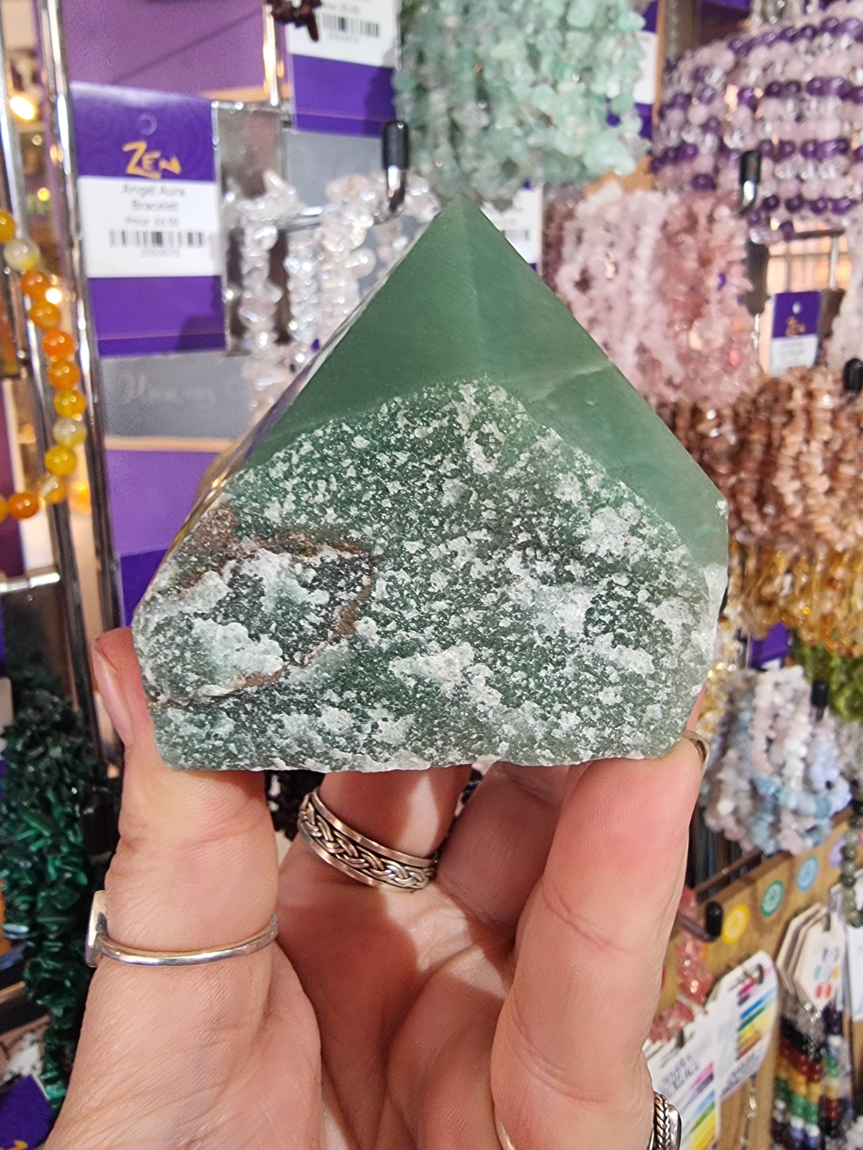 Green Aventurine Carved Point