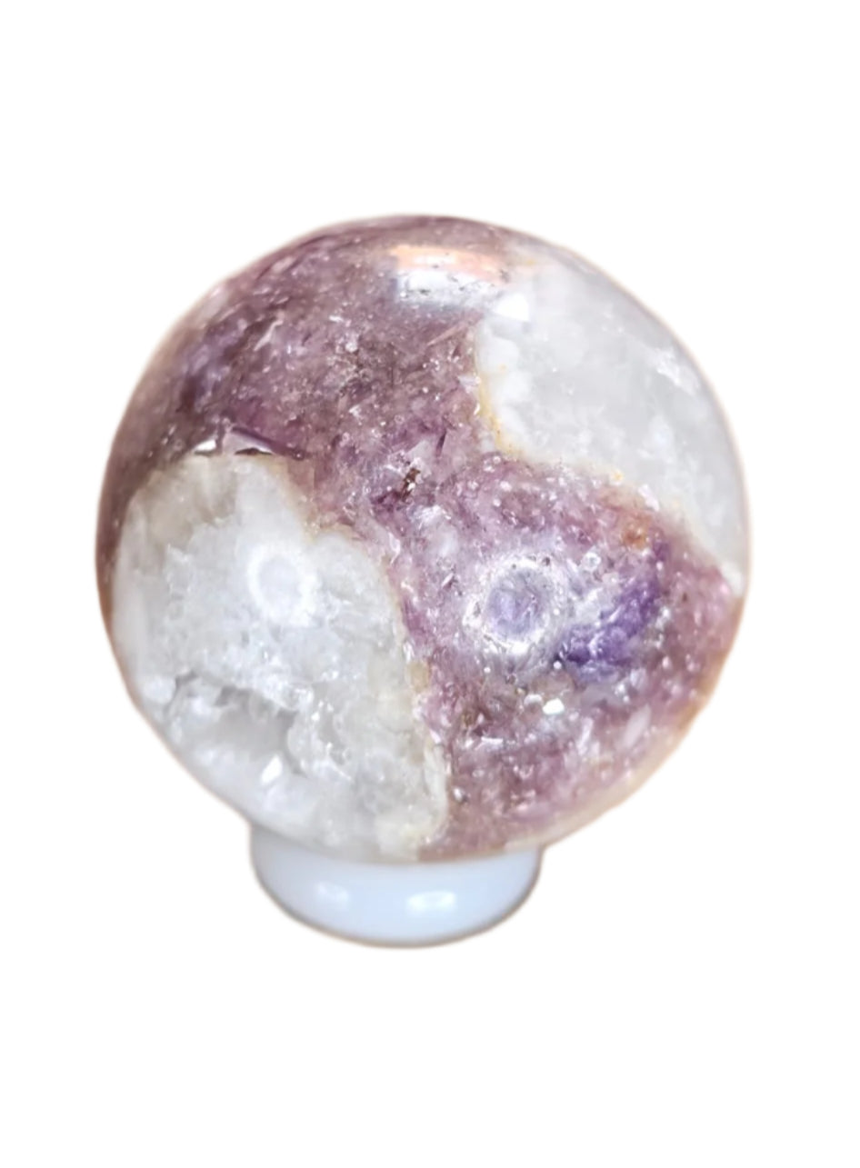 Druzy Lepidolite Sphere (132g)