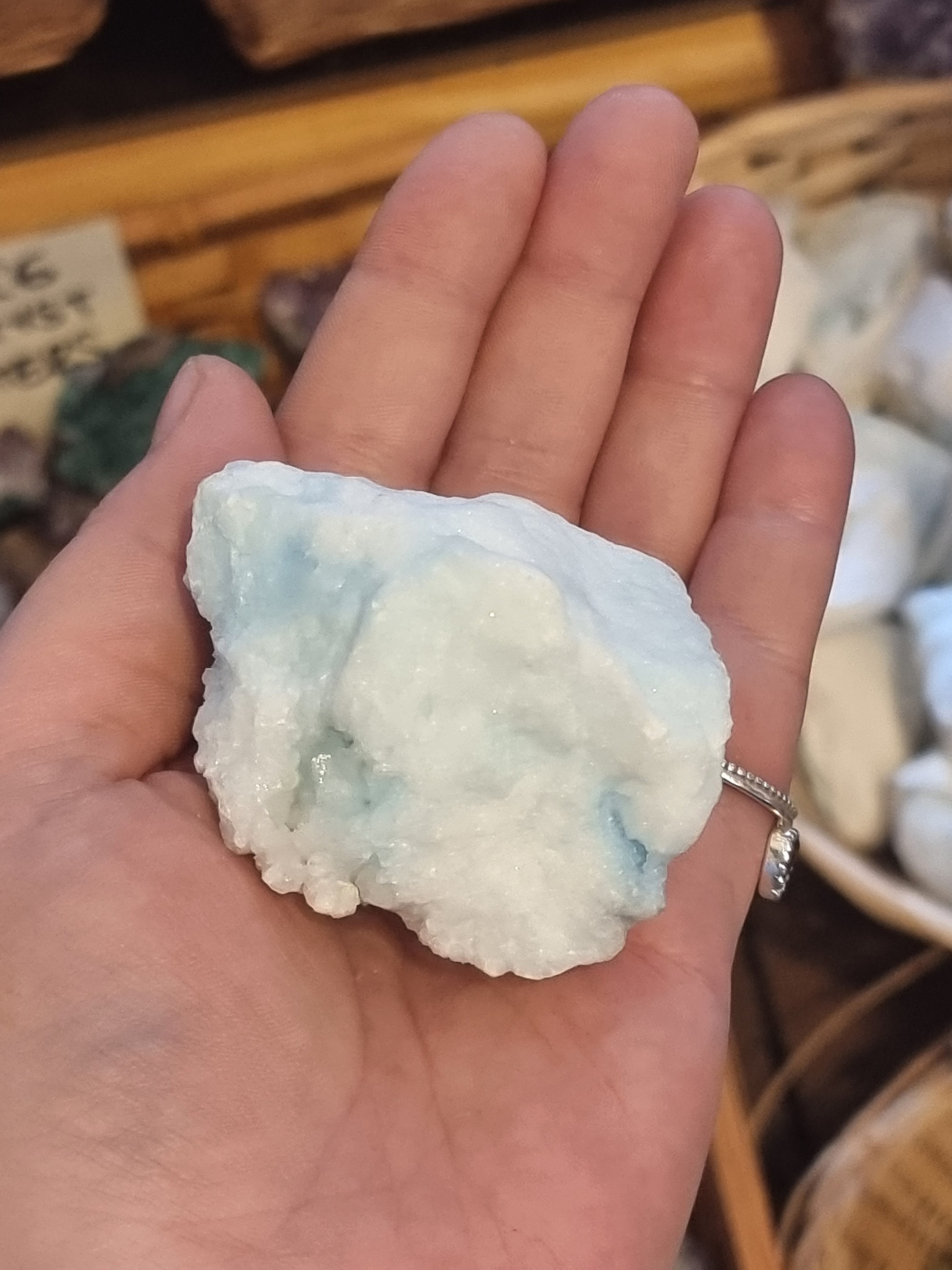 Blue Aragonite Chunk