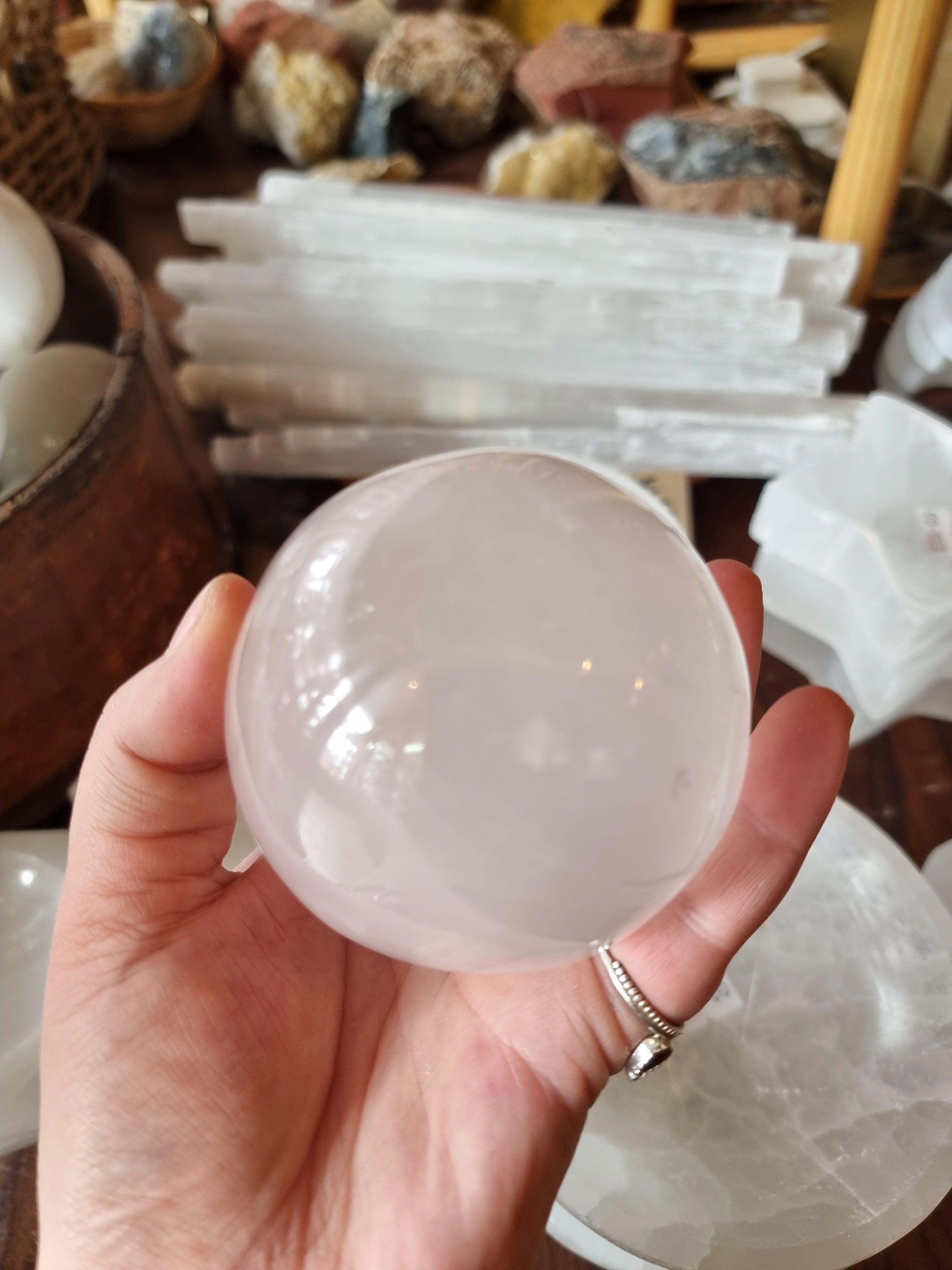 Selenite Sphere (Large)