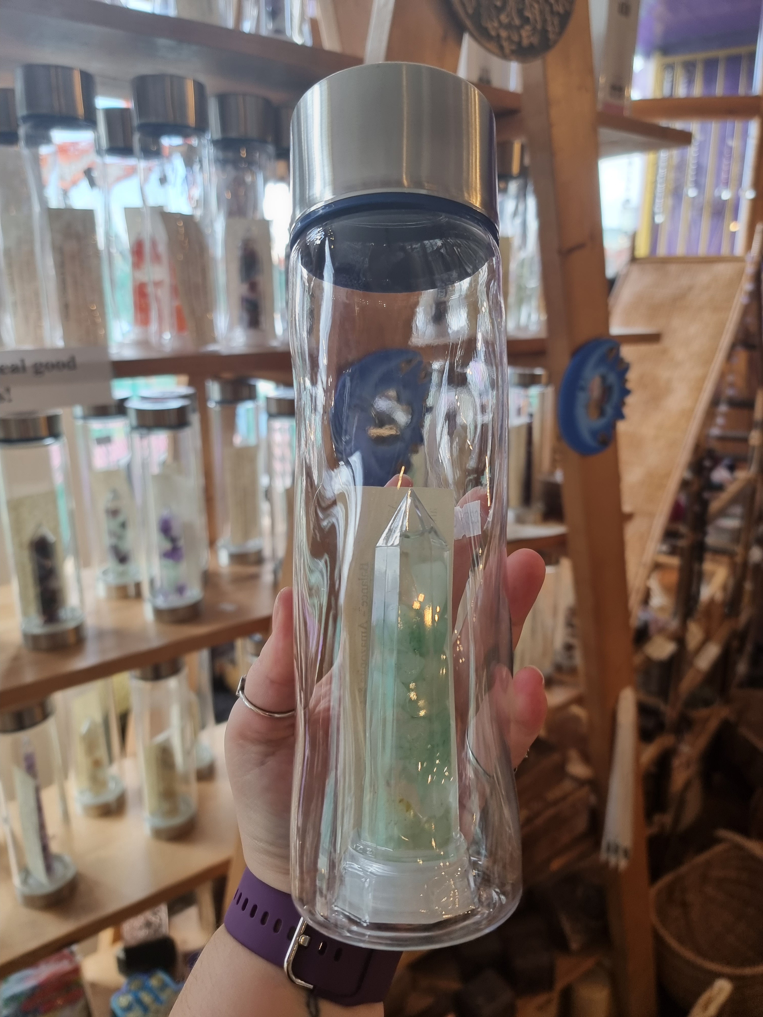 Balance Plastic Crystal Bottle