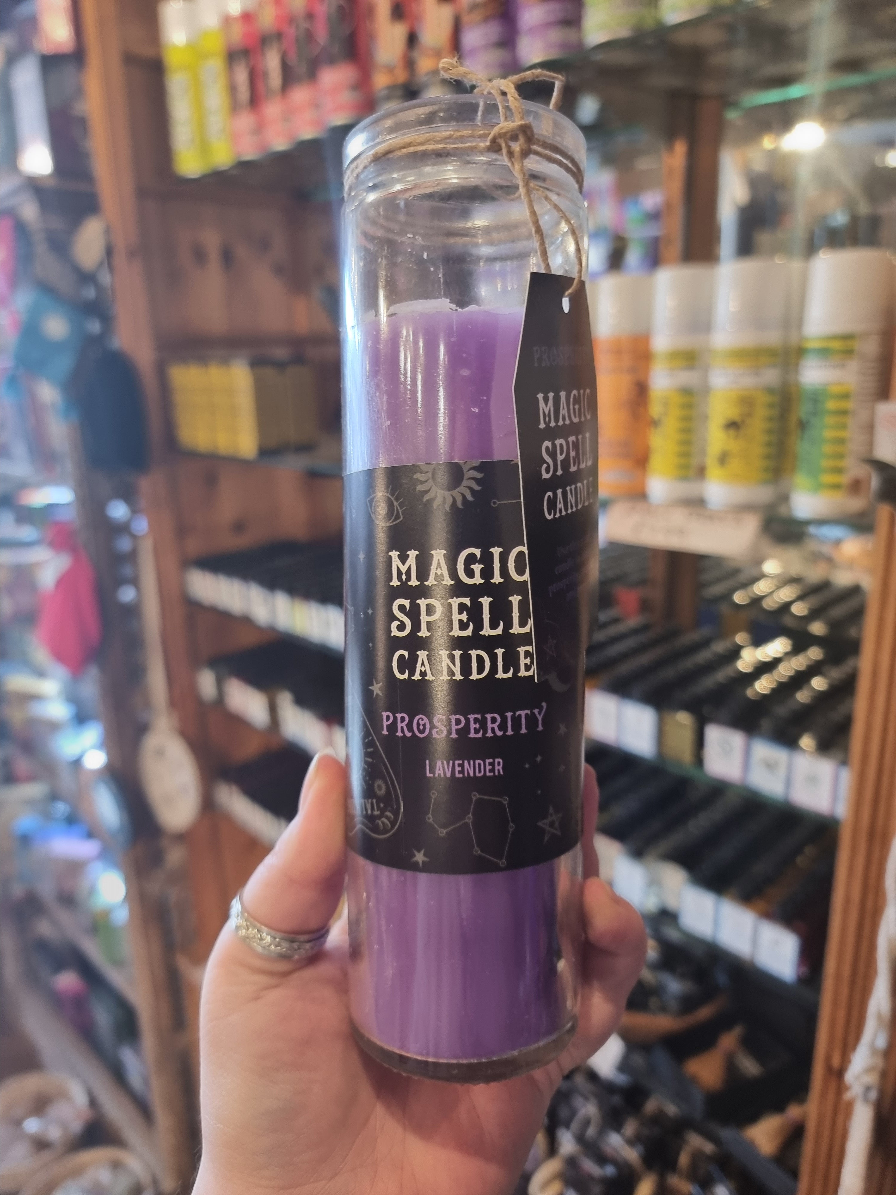 Purple 'Prosperity' Candle