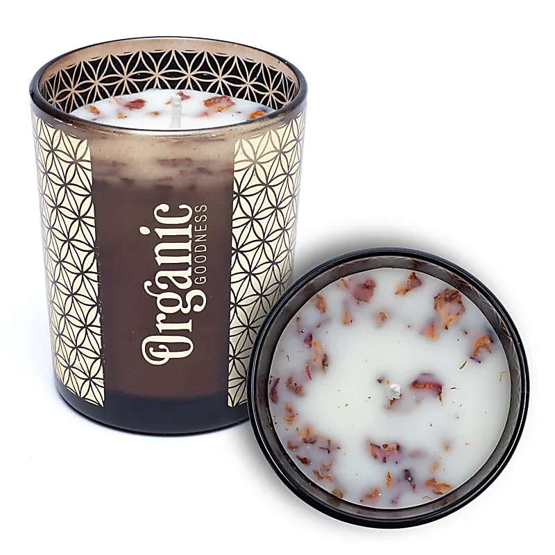 Organic Rose & Geranium Candle