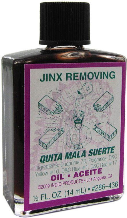 Jinx Removing Oil