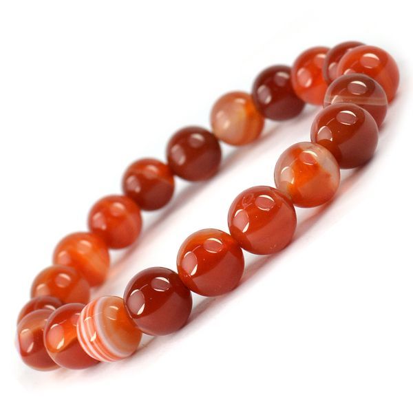 Carnelian Large Beaded Bracelets