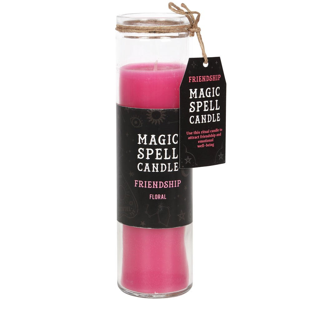 Pink 'Friendship' Candle