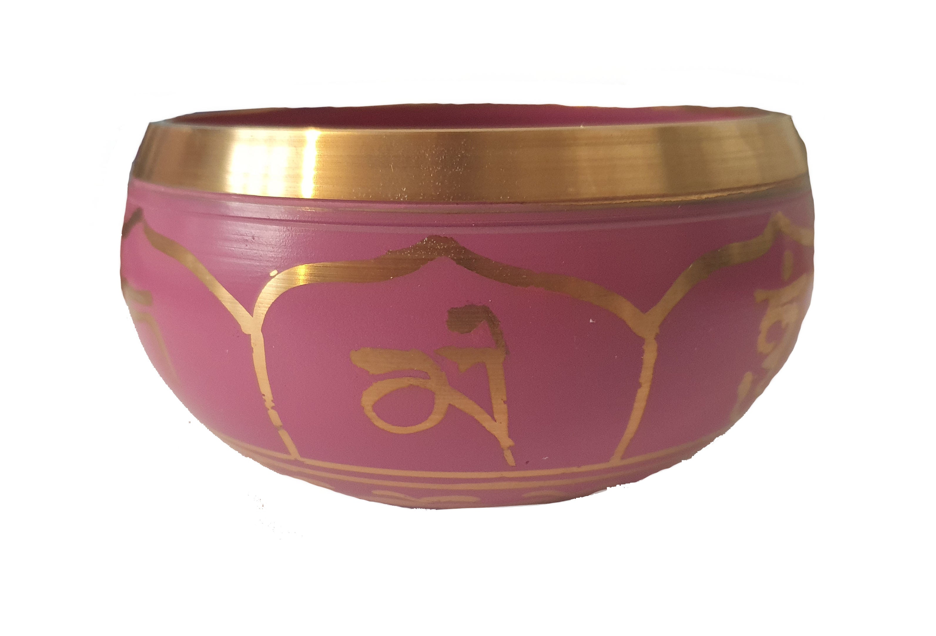 Machine Made Singing Bowl (Pink)