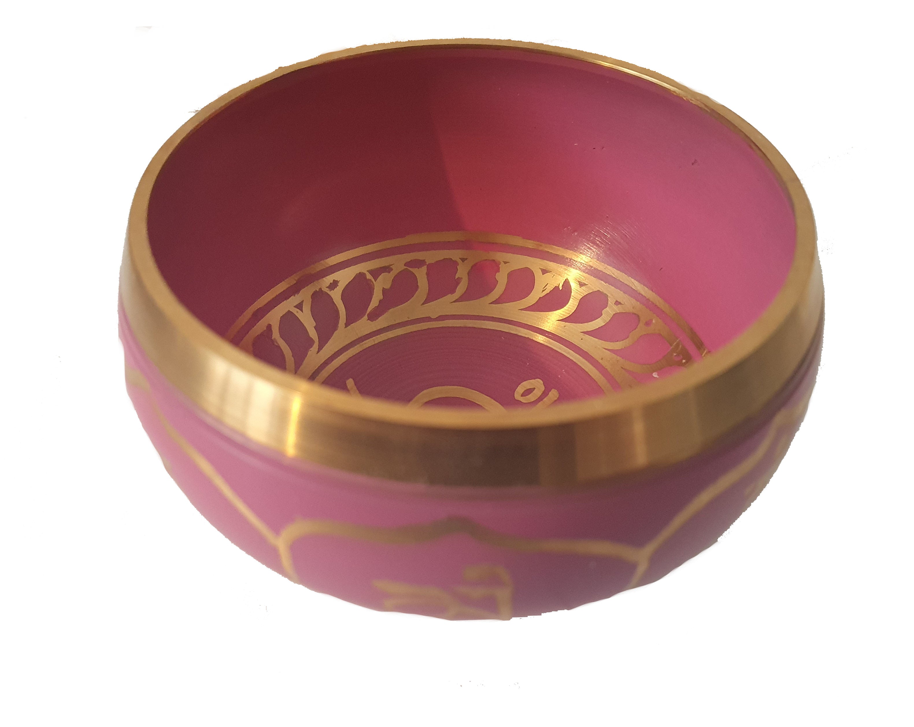 Machine Made Singing Bowl (Pink)