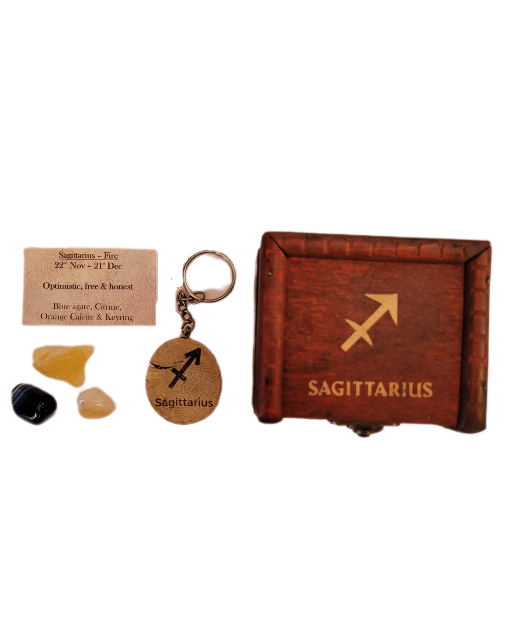 Sagittarius Crystal Gift Box