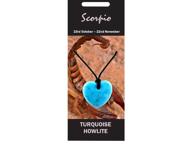Scorpio Heart Pendant