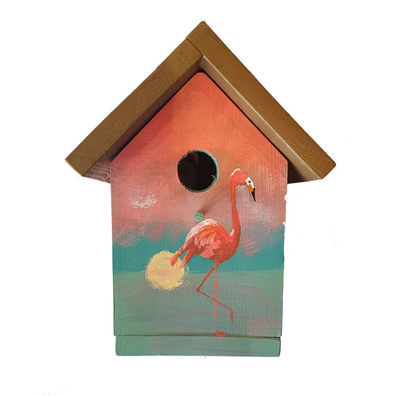 Bird House (Flamingo)