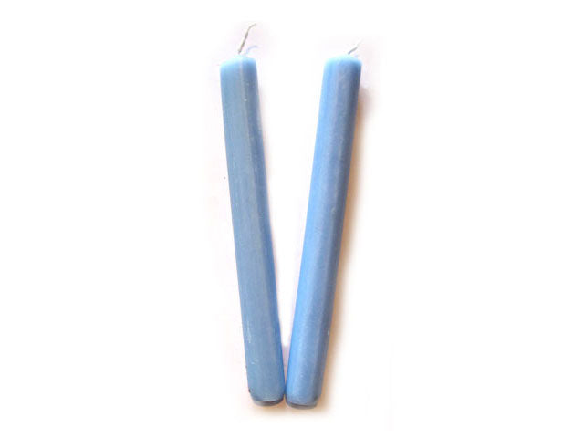 Blue Rustic Candle